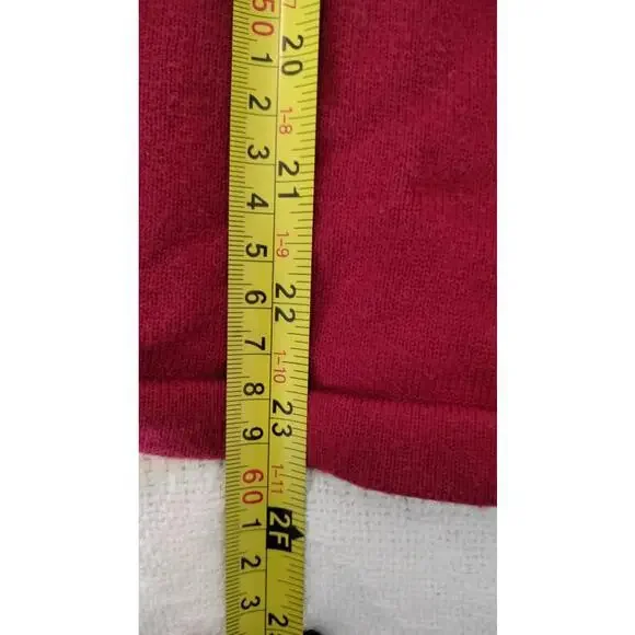 VTG Lauren Ralph Lauren Duck Hunter Intarsia Sweater Red cotton Medium - Picture 3 of 16